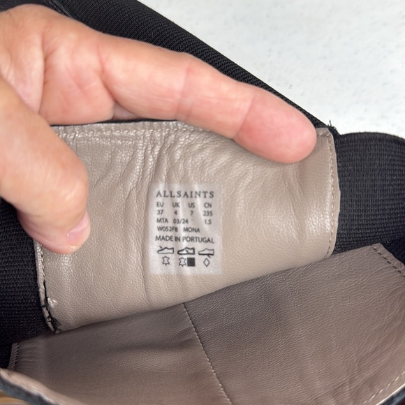 All Saints Women's Monica Knee High Boot Sz 7 NWOB - Picture 13 of 14